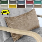 Poduszka lędźwiowa 10cm gruba - 51x15 cm - KAKAOWA PODUSZKA - WYSYŁKA 48h