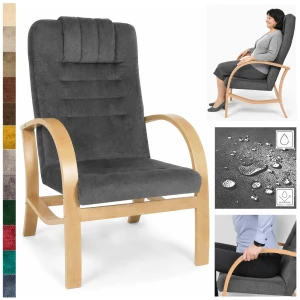 FOTEL DLA SENIORA Lumo comfort -  fotel Finka do salonu KOLORY do wyboru
