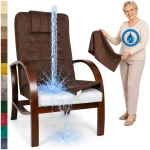 FOTEL DLA SENIORA z FOLIĄ MEDYCZNĄ Lumo comfort -  fotel Finka do salonu KOLORY do wyboru