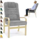 FOTEL DLA SENIORA Grande comfort - KOLOR DO WYBORU - fotel Finka do salonu