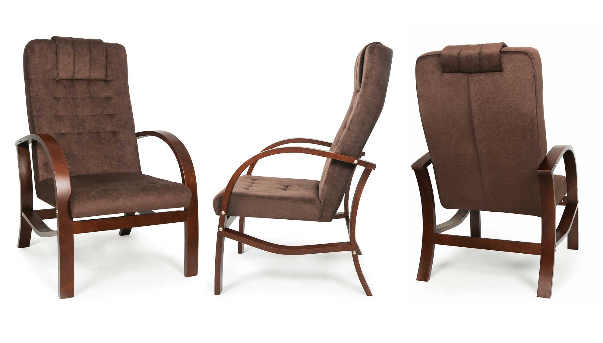 Fotel Lumo widok z każdej strony